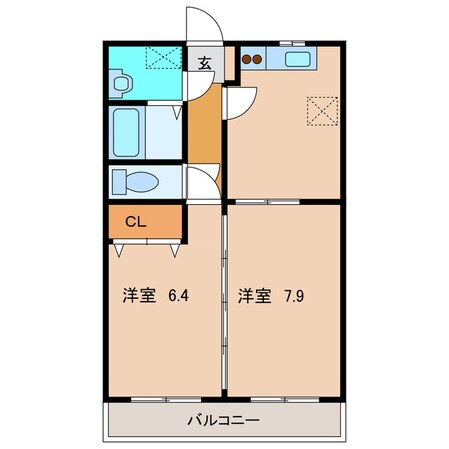 アンシャンテNの物件間取画像